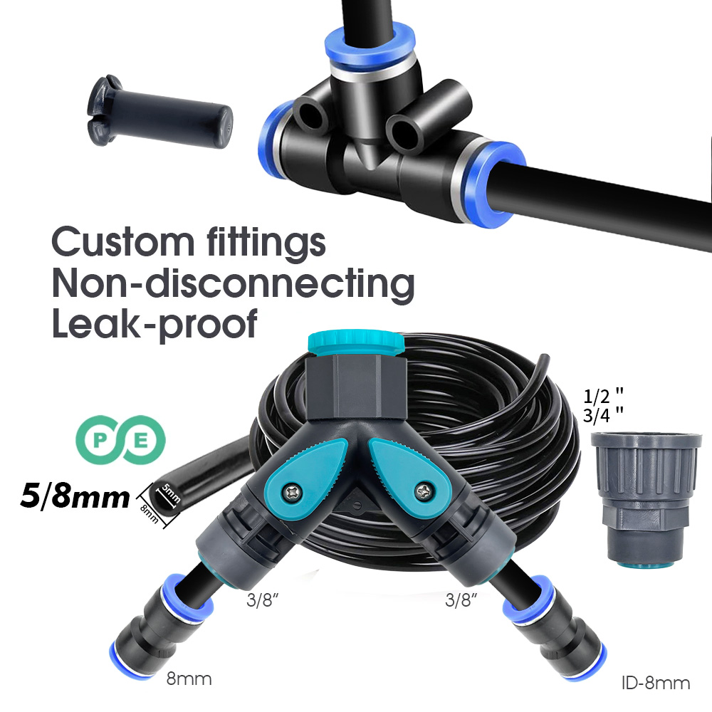 5/8mm PE Hose Sprayer Kit 60W  - Automatic Plant Waterer review and price