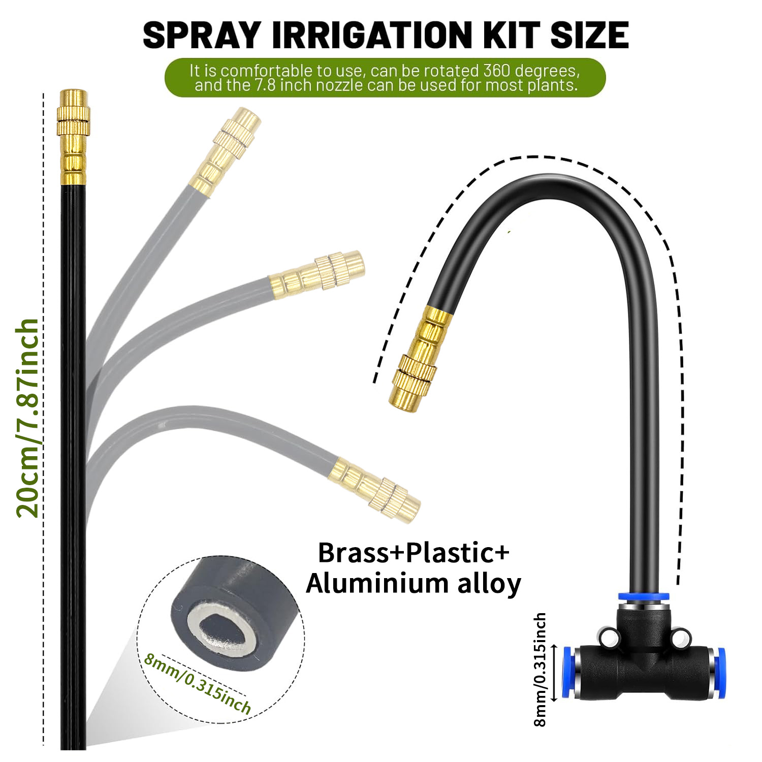5/8mm PE Hose Sprayer Kit 60W  - Automatic Plant Waterer review and price